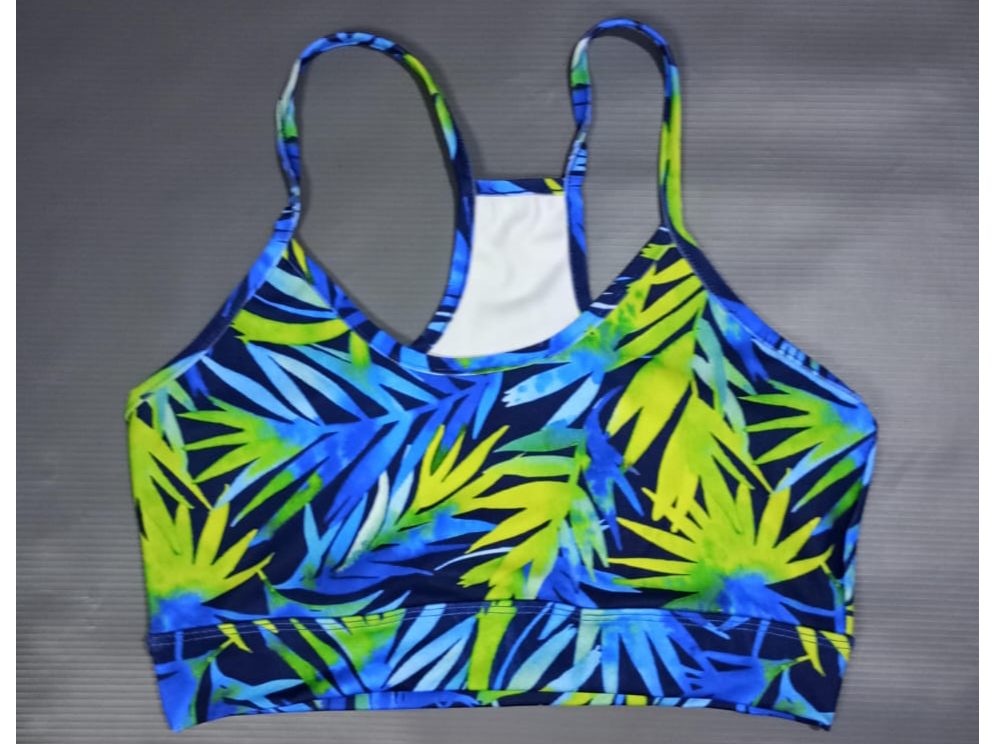 Palm print azul