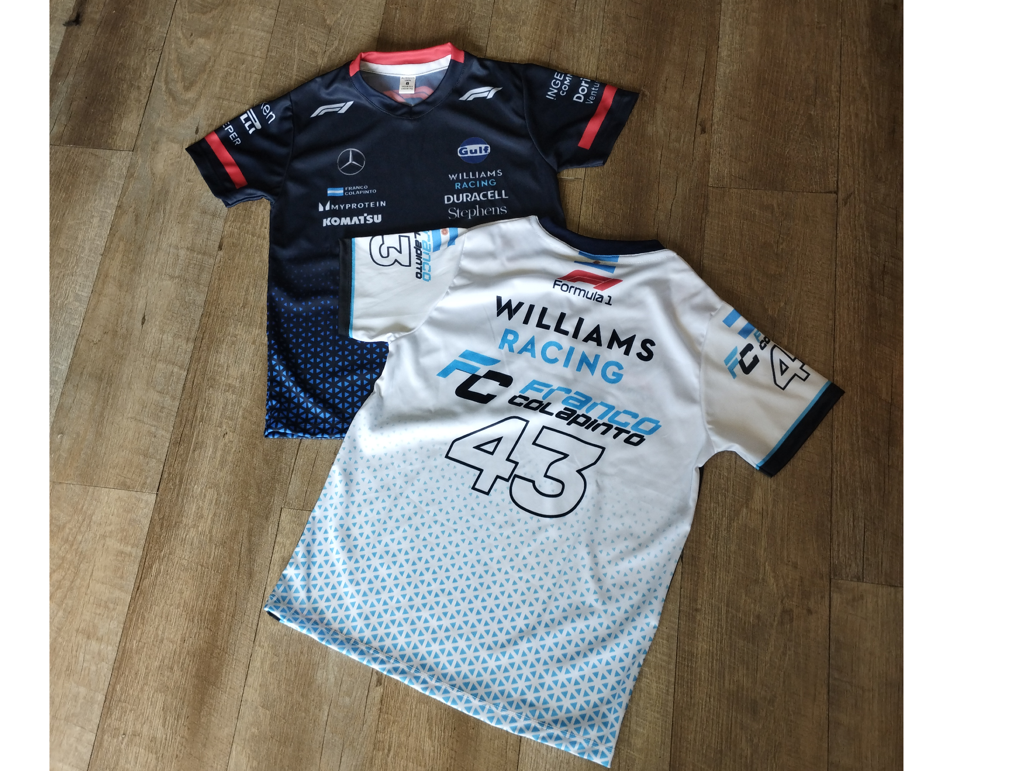 Camiseta Williams niño - Azul