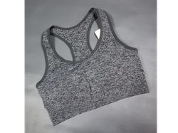Seamless Micro Capi gris - Top Sin Costura