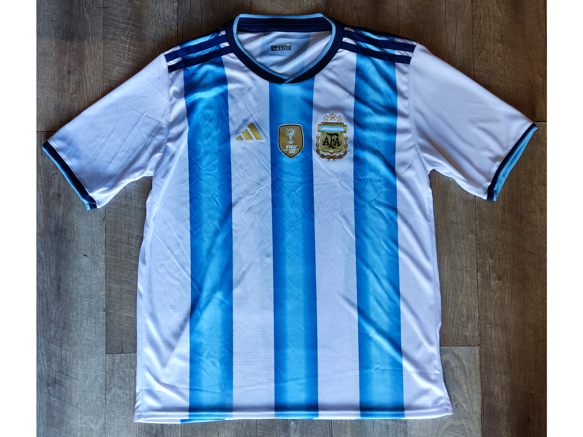 Camiseta Argentina 3 estrellas Adulto