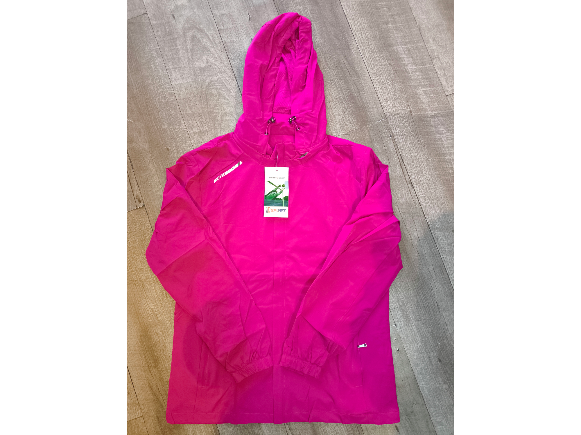 Campera Rompe Viento Fucsia (Mujer)