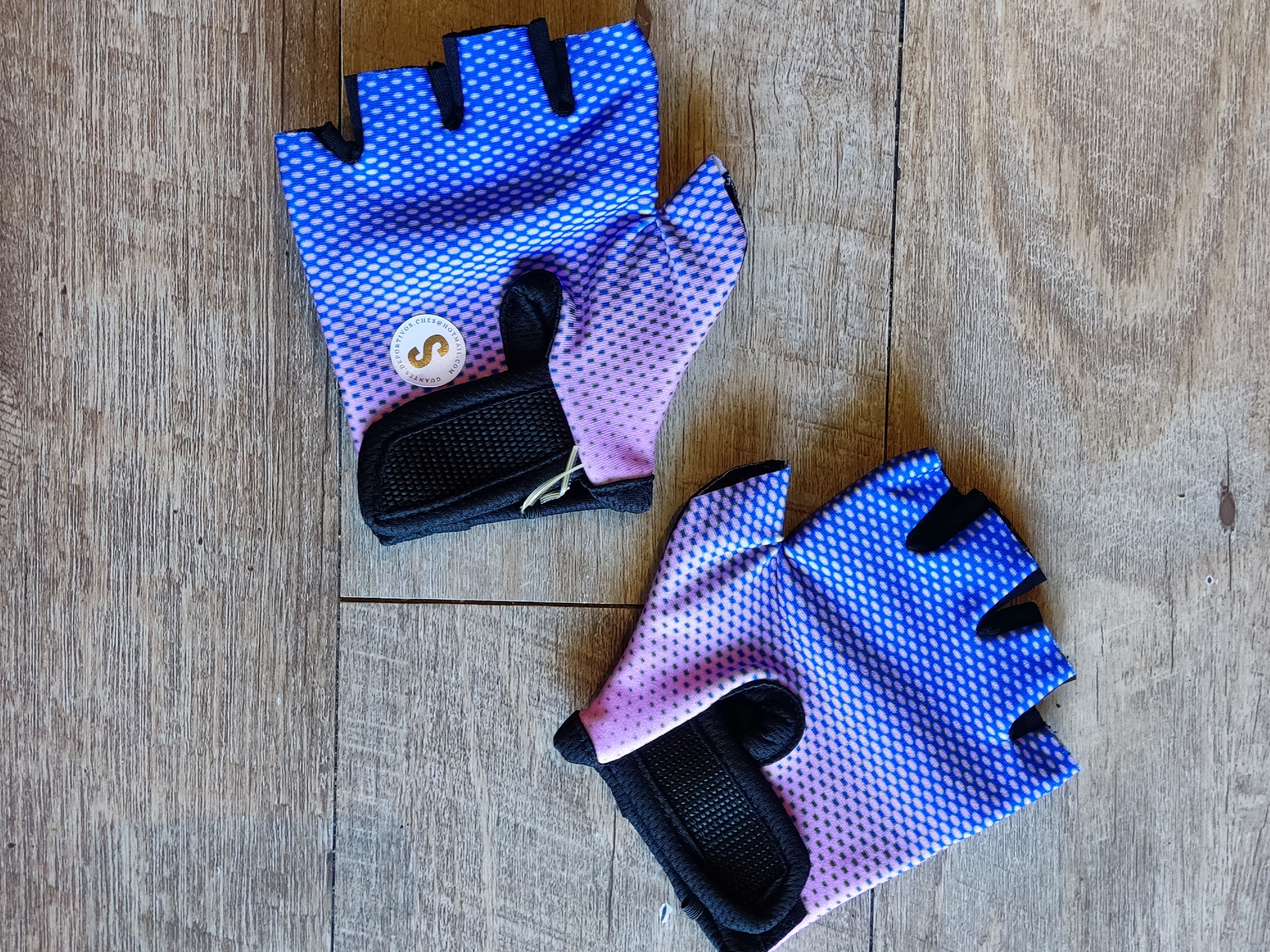 Rosa/Azul puntitos (Talle S)