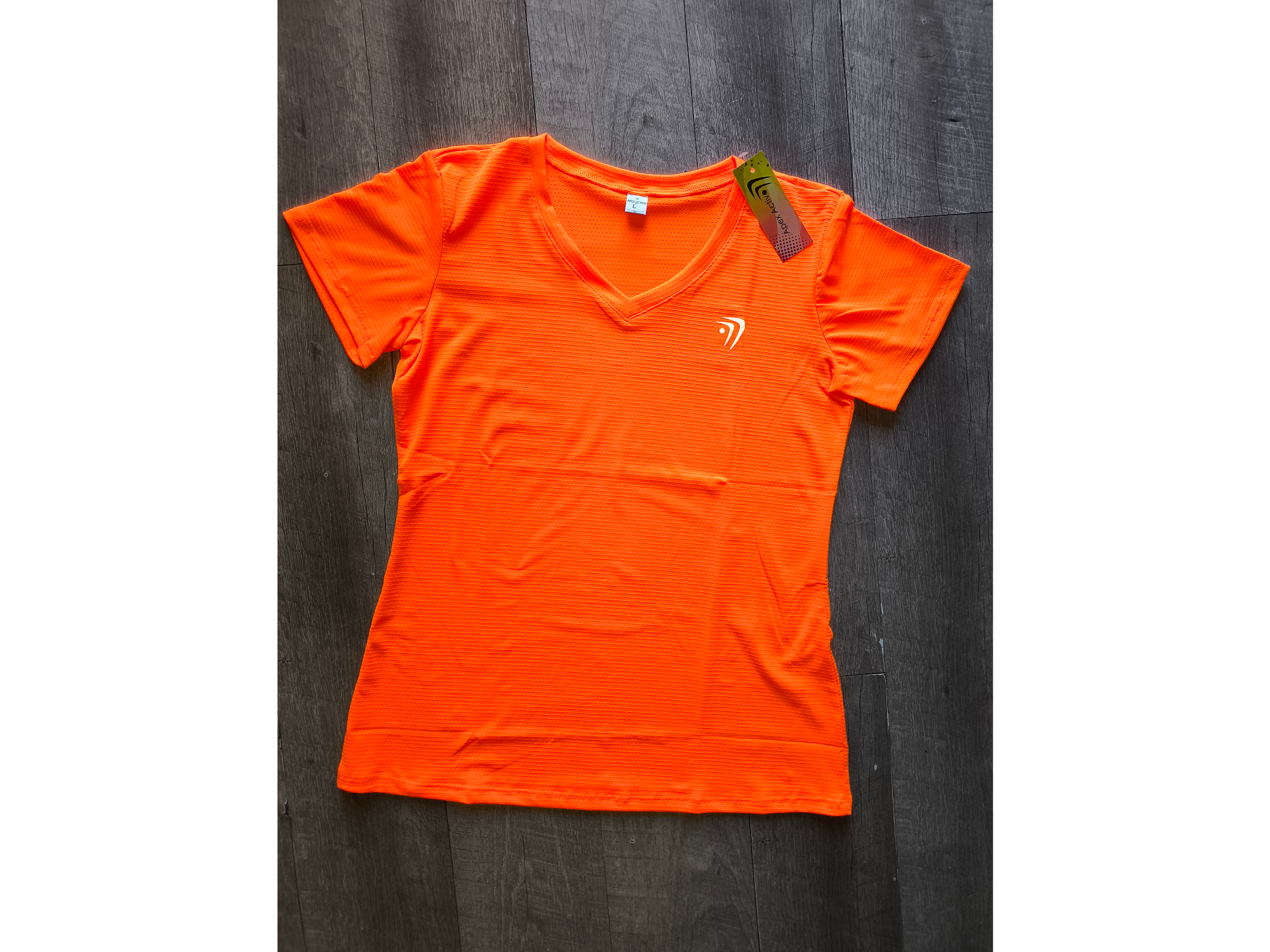 Remera Amplia Dry Fit - Naranja Fluor A
