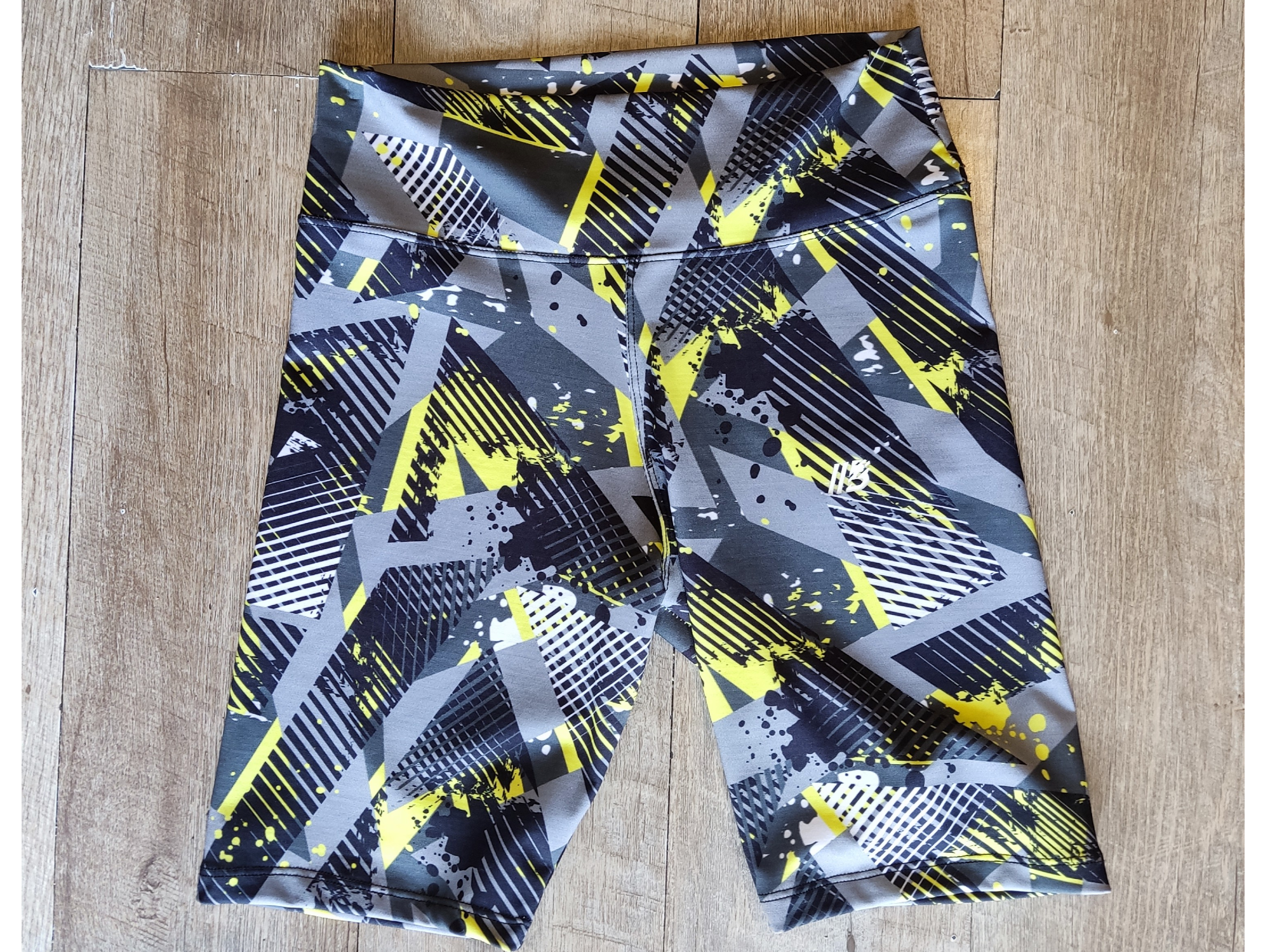 Biker Combinada gris y amarillo TALLE M