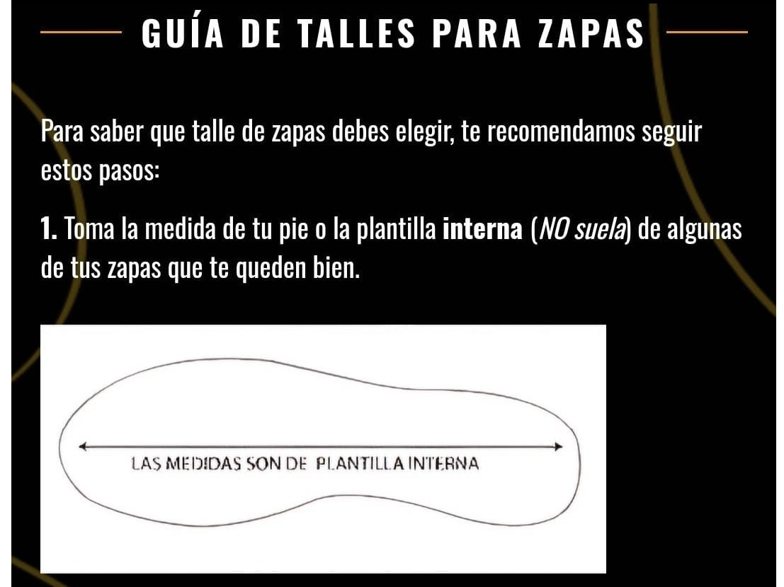 TABLA DE TALLES