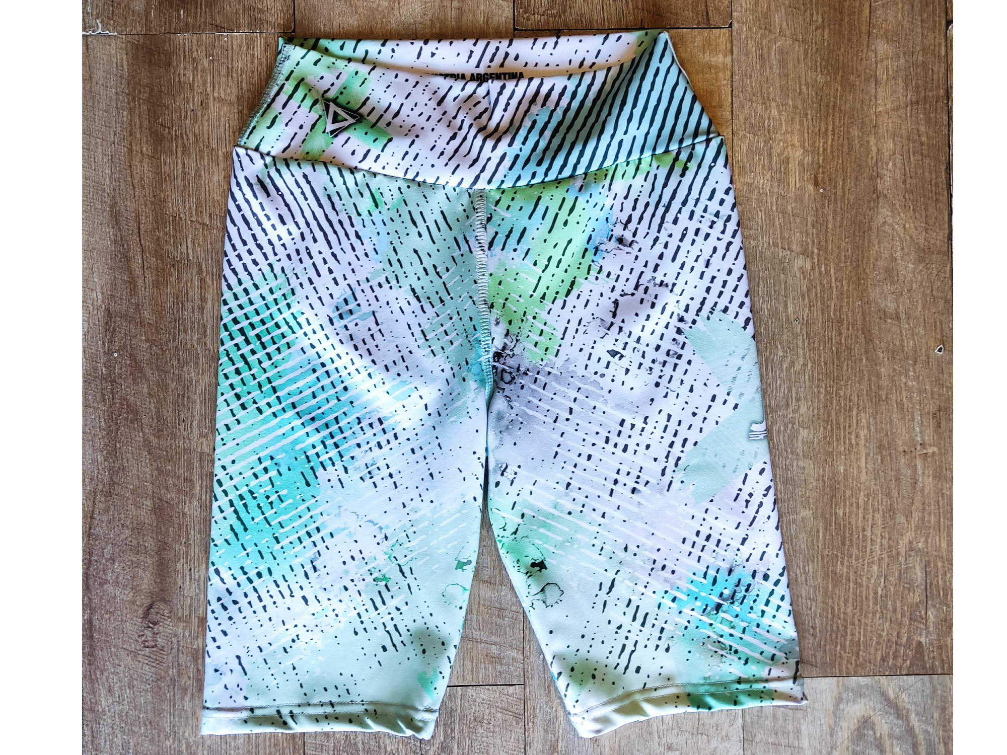Biker Jk combinada verde TALLE M
