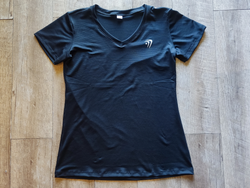Remera Amplia Dry Fit - Negra A