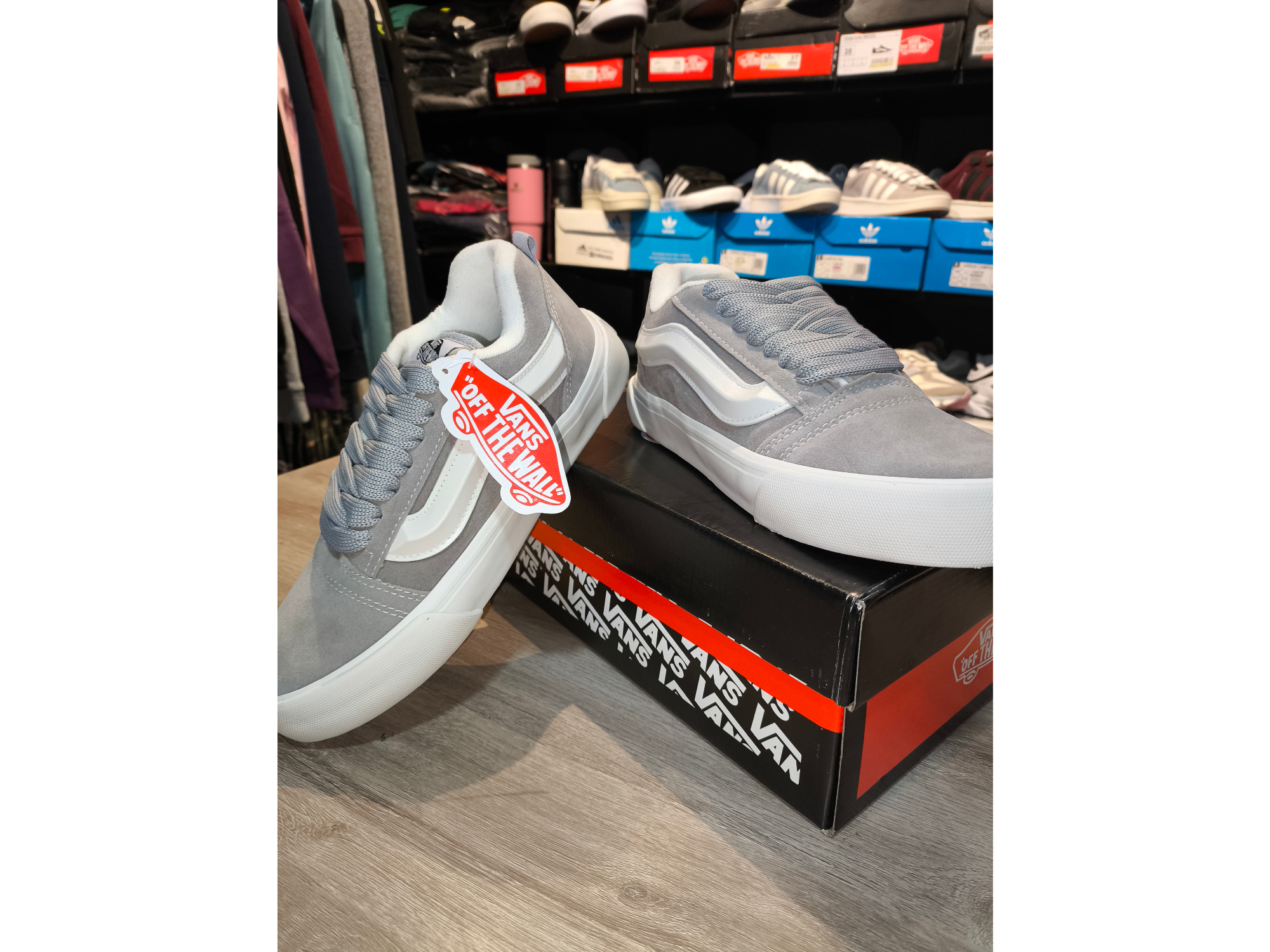 Vans KNU Skool - Cinza/Bege