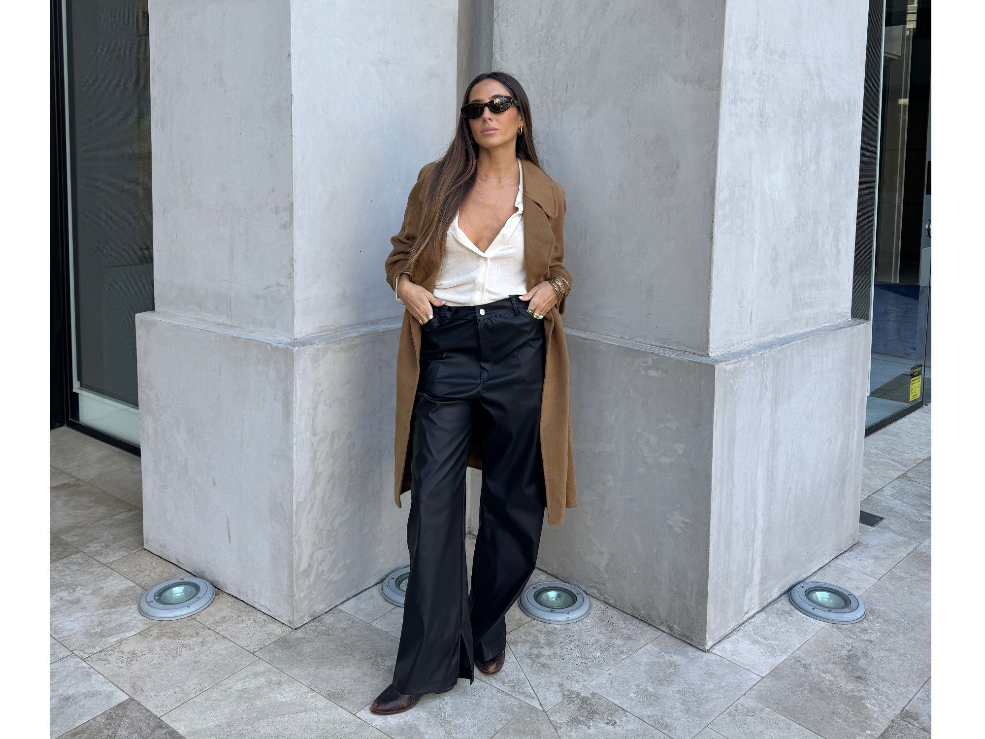 Pantalon CAMELIA cuerina FALLA