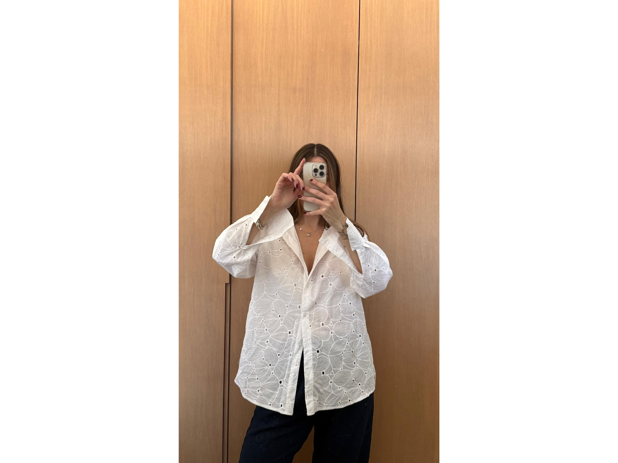 Camisa LILY broderie