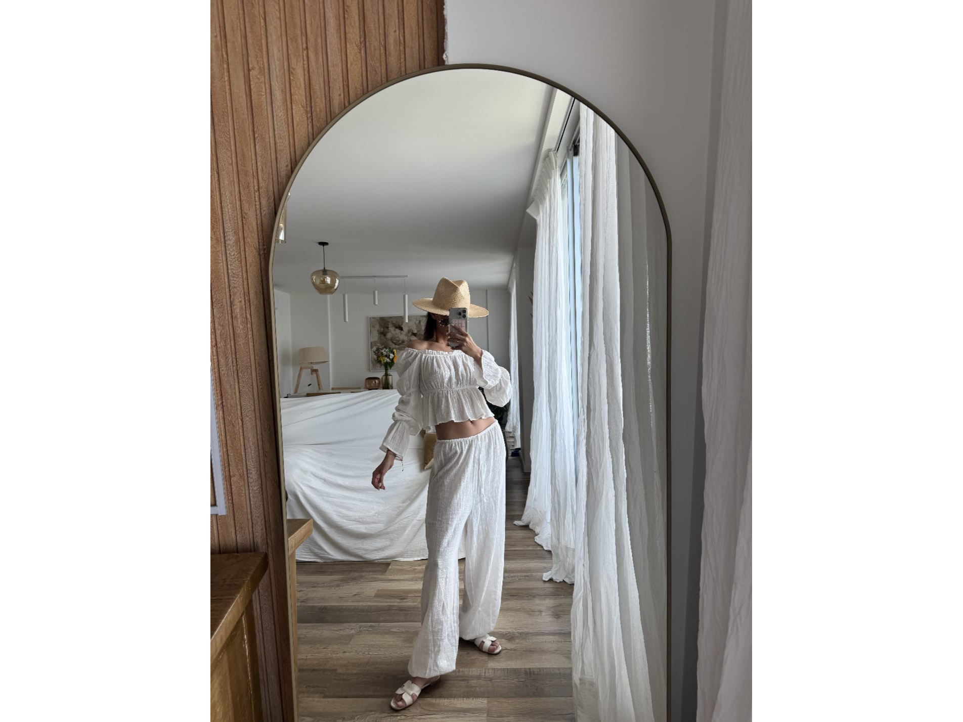 Pantalon BALLOON lino