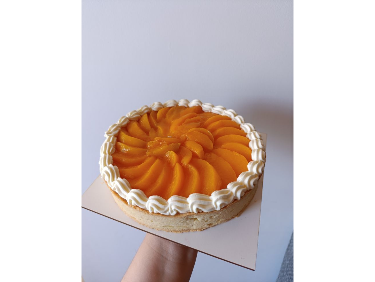 TARTA DE DURAZNO