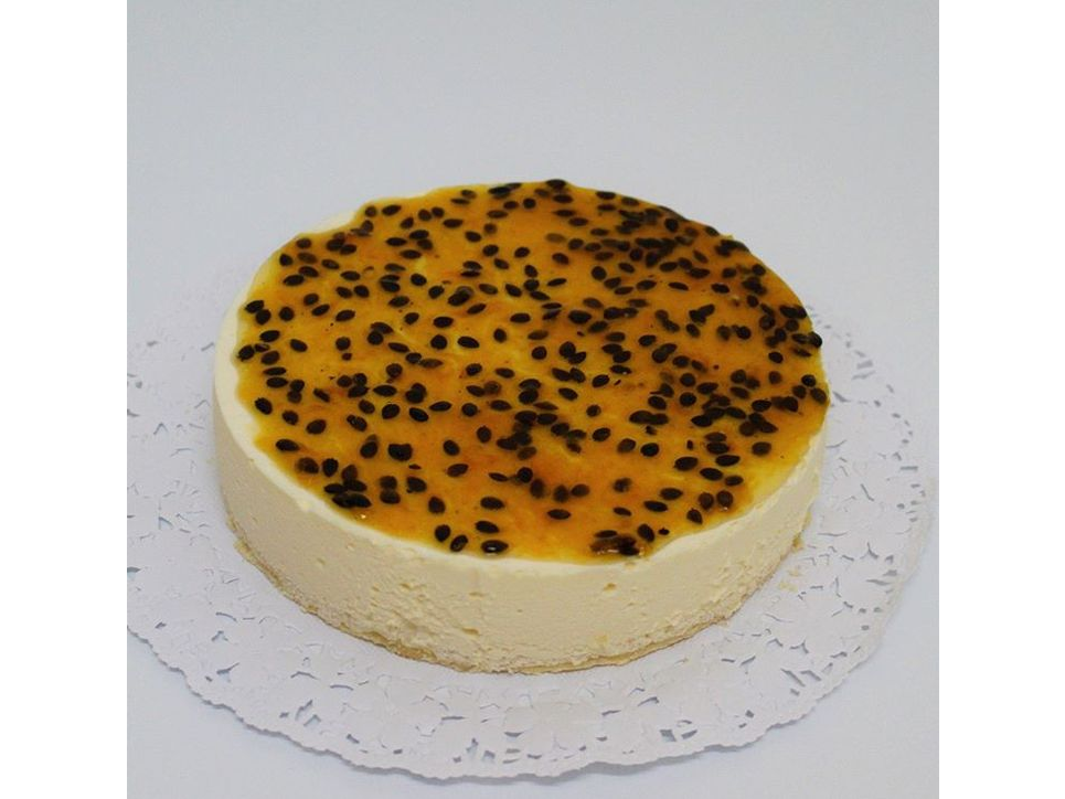 CHESSECAKE DE LIMON CON MARACUYA