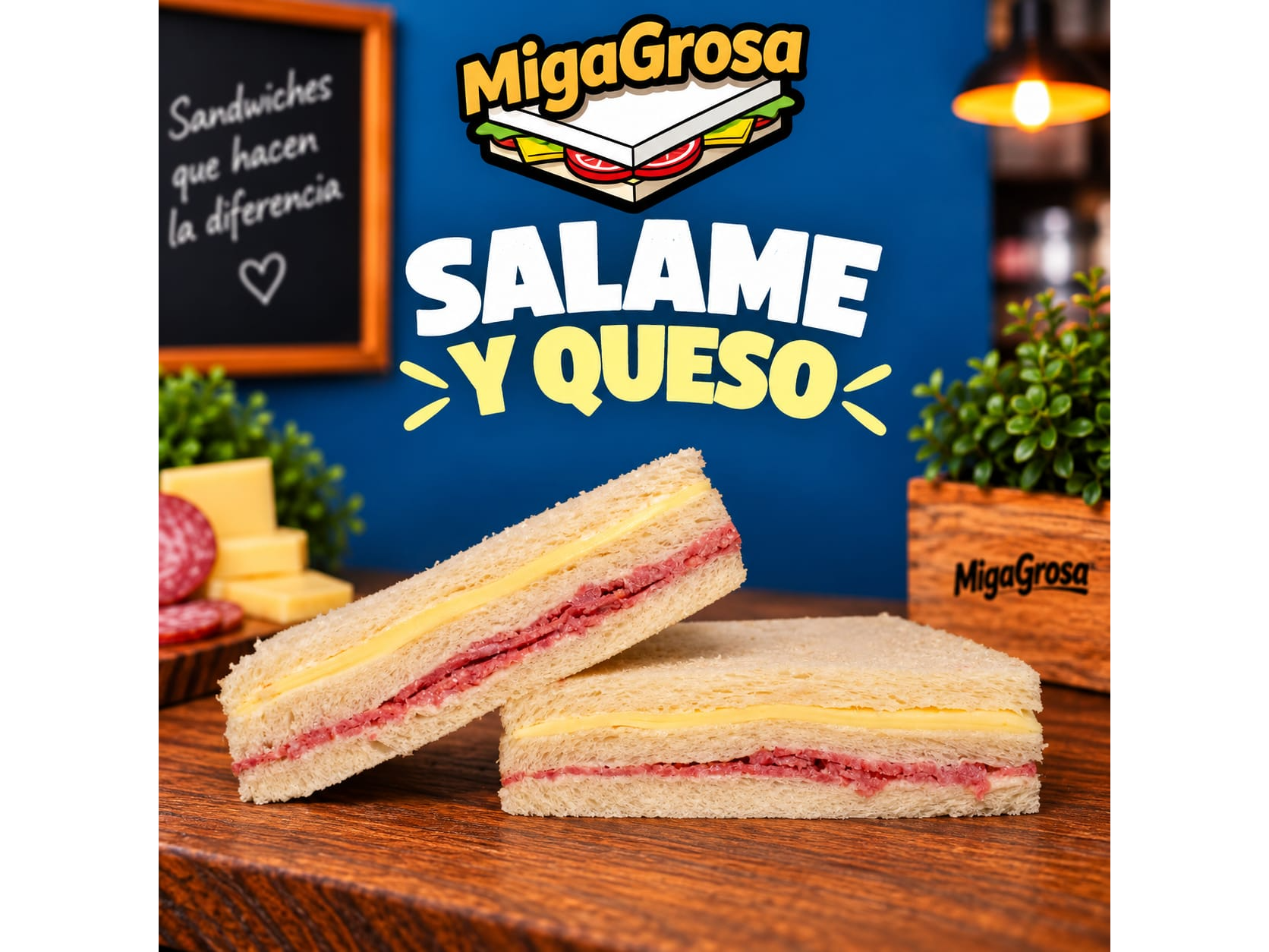 Salame y Queso
