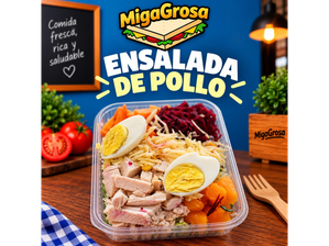 Pollo de migagrosa