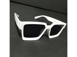 Lentes de Sol Blancos Cuadrados
