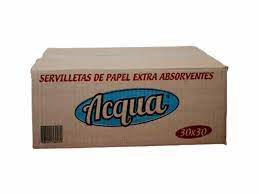 SERVILLETA BLANCA 33x32 (Caja 1000Unidadaes)