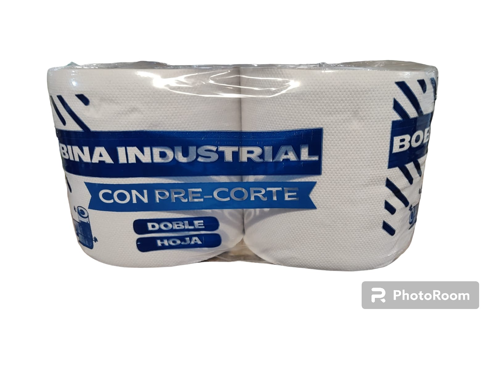 ROLLO INDUSTRIAL BLANCO CON PRECORTE (Pack 2x20cmx200mts)