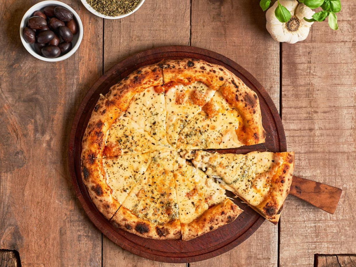 Pizza 4 quesos