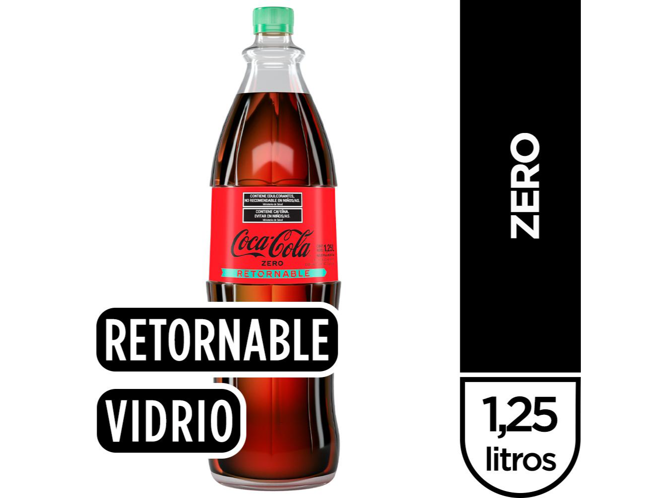 Coca Cola Zero 1.25L Retornable