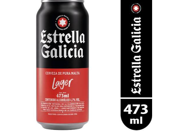 Lata Estrella Galicia 473ML
