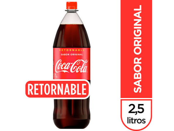 Coca Cola 2.5L Retornable