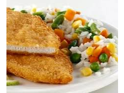 Medallones de Pollo Rellenos de JYQ c/ guarnicion