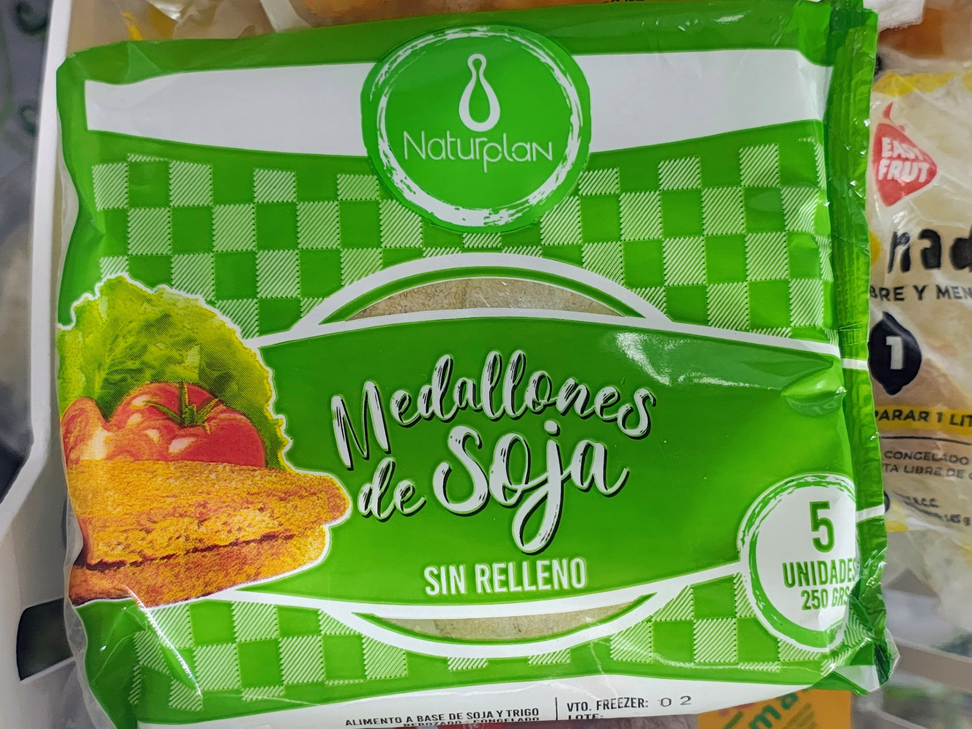 Medallones de soja rellenos (sin relleno)