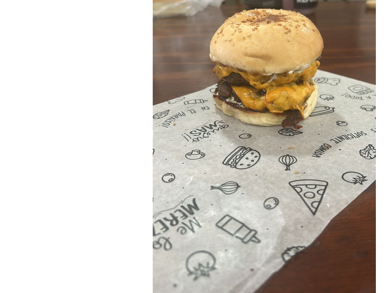 Doble cheese and bacon