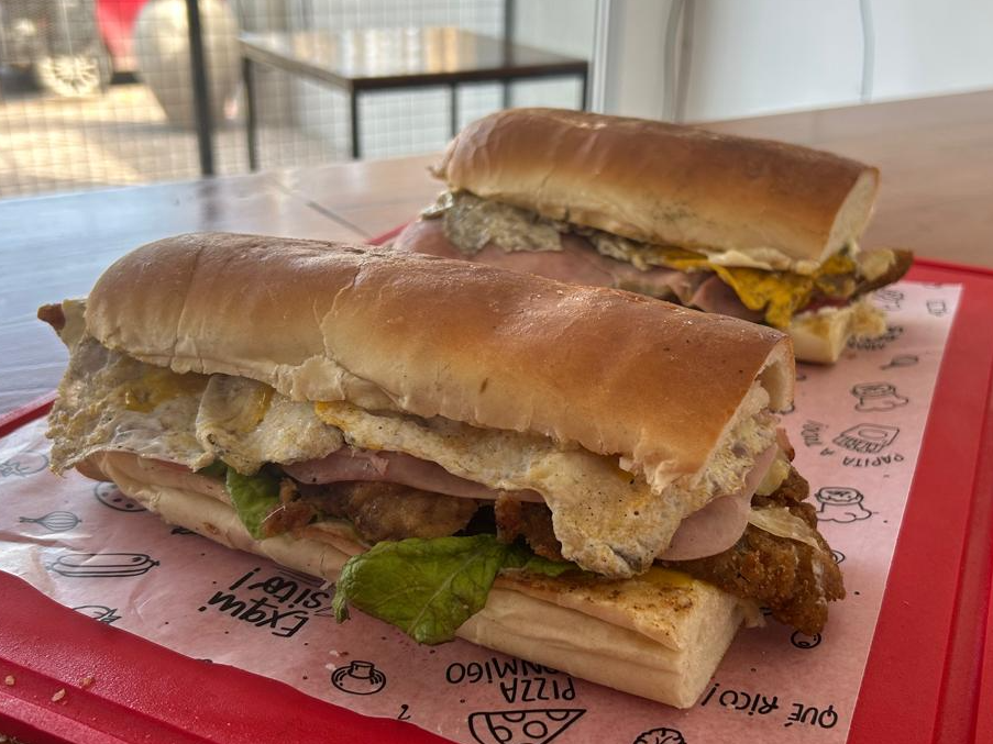 2 Sandwich de milanesas de ternera completos