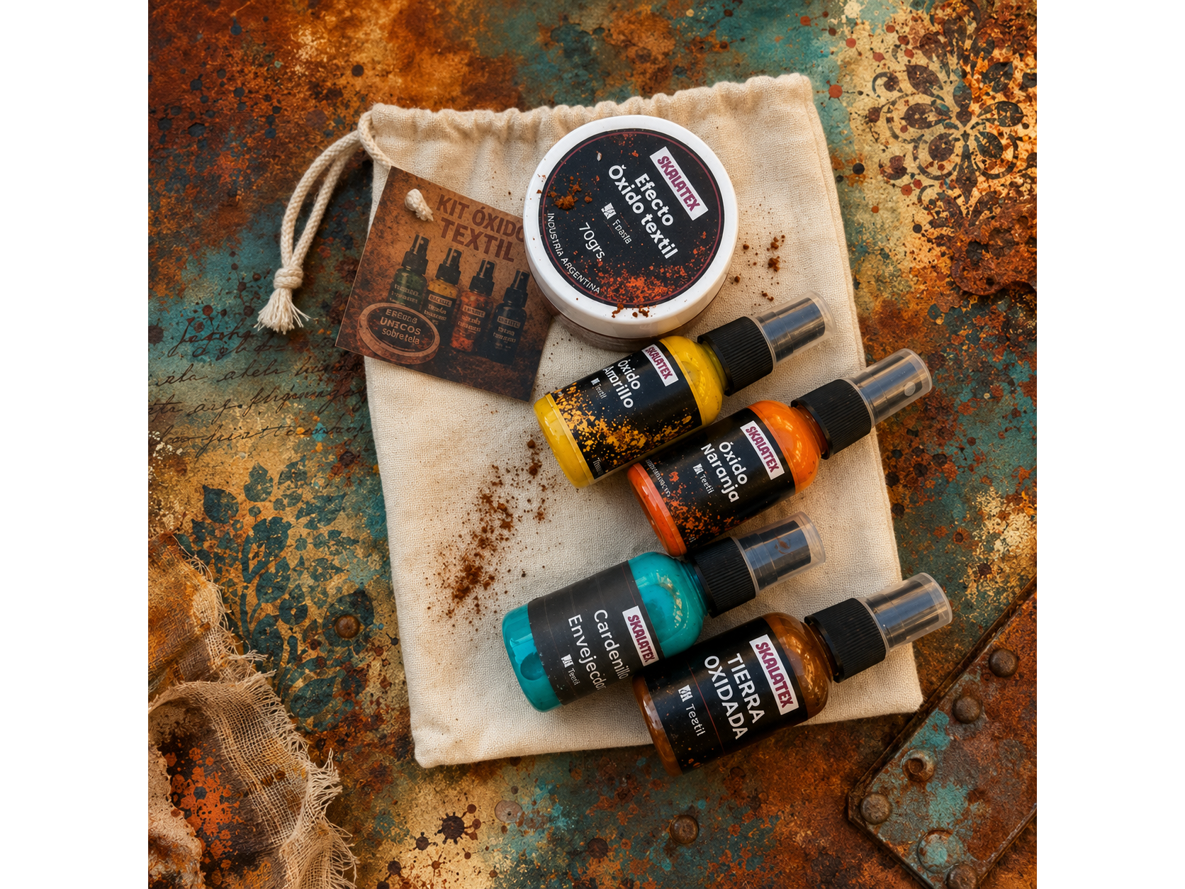KIT EFECTO OXIDO SKALATEX