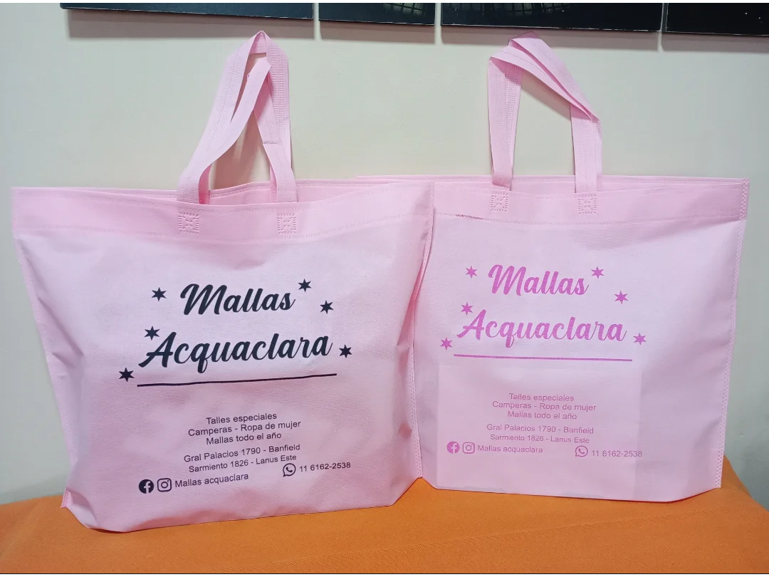 Bolsas de friselina rosa 50x40cm