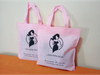 Bolsas de friselina rosa 30x30