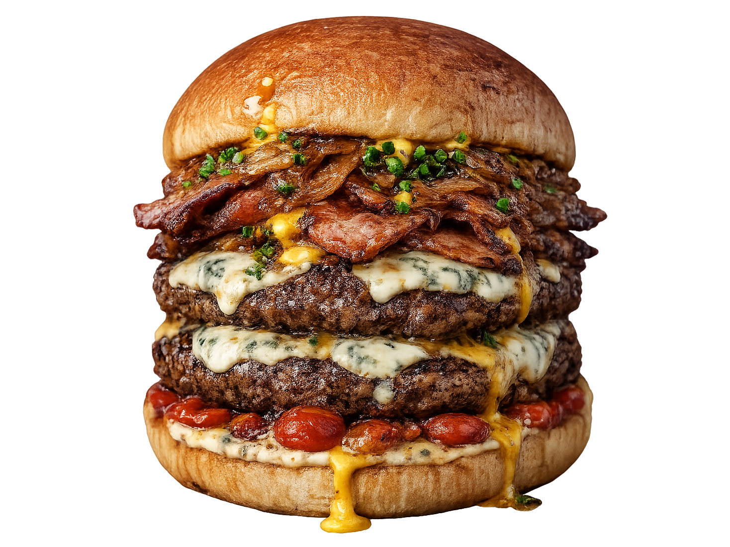 AZUL + PAPAS de Piko burgers
