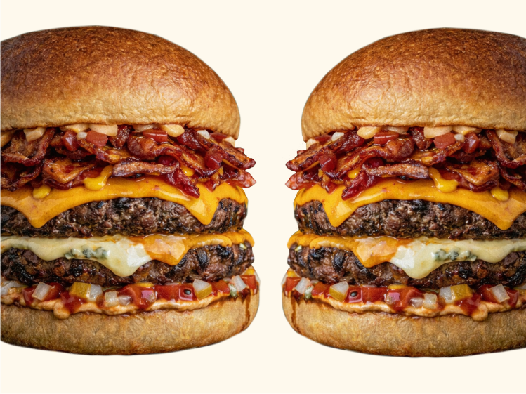 DOS PANCETA DOBLES + PAPAS