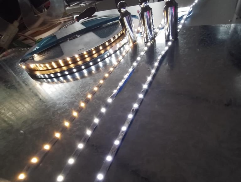 LED Zigzag ROJO