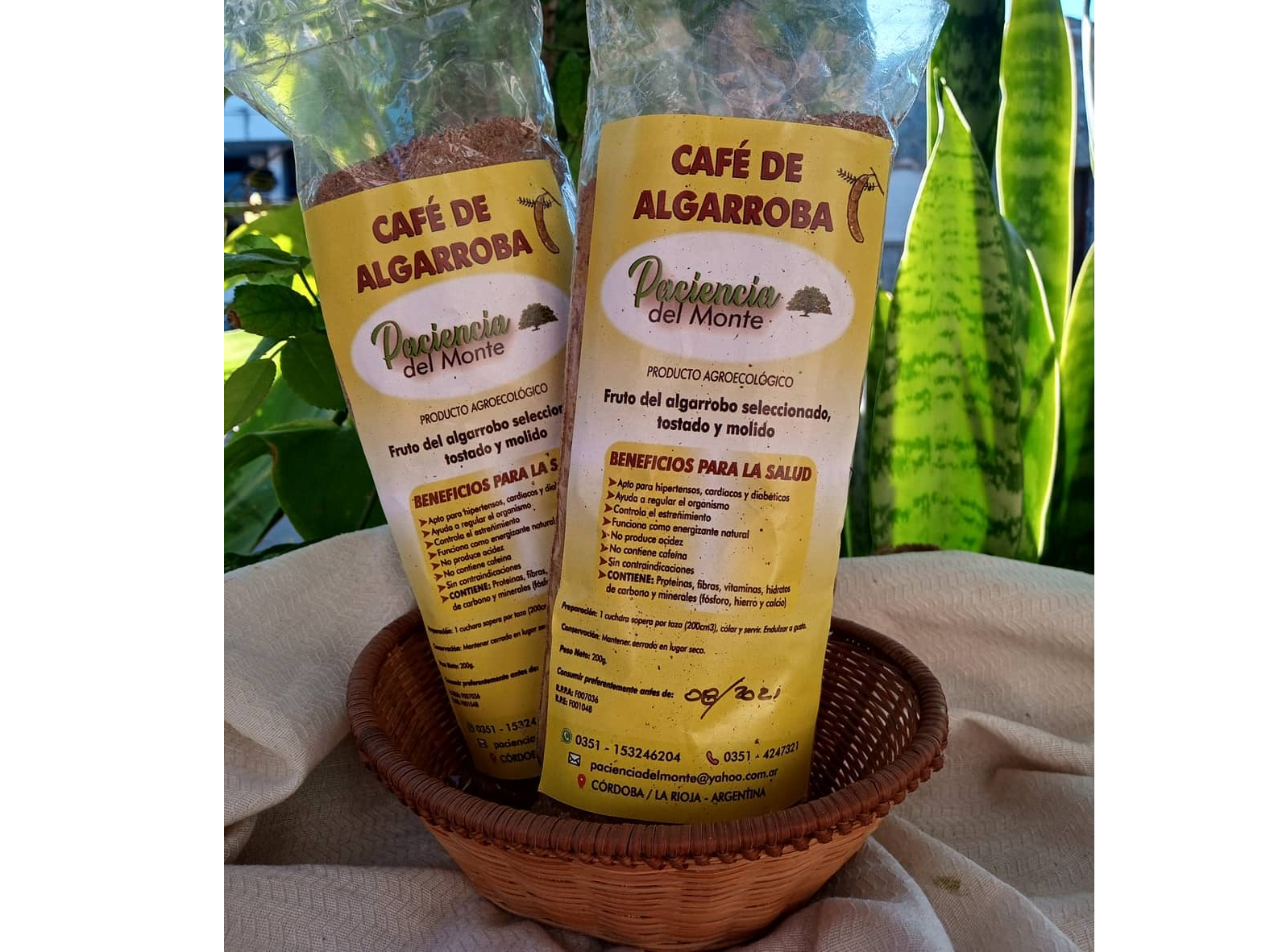 Café de Algarroba x 200 grs. Paciencia del Monte