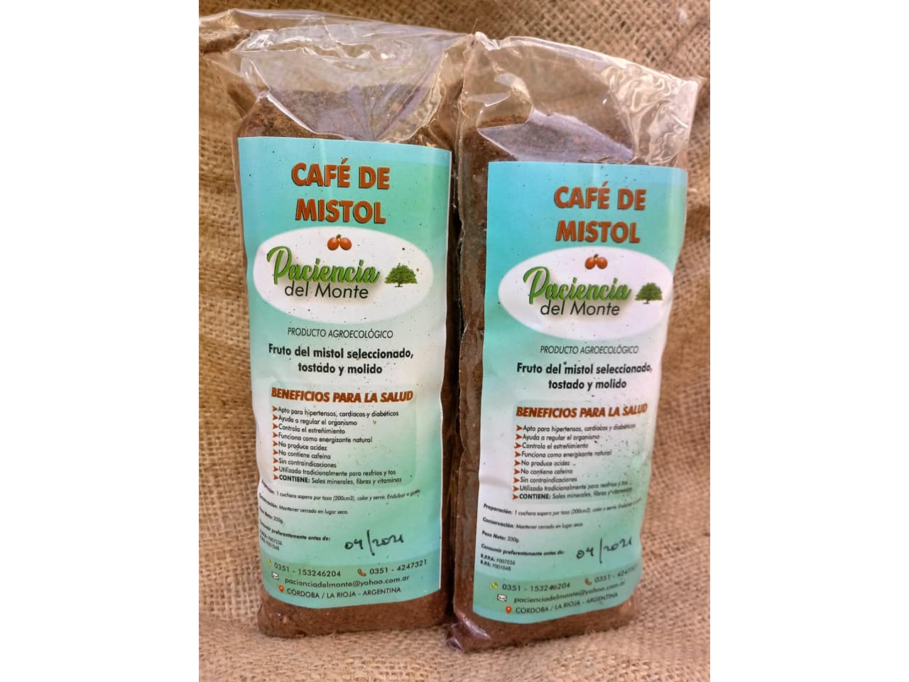 Café de Mistol 200 grs. Paciencia del Monte