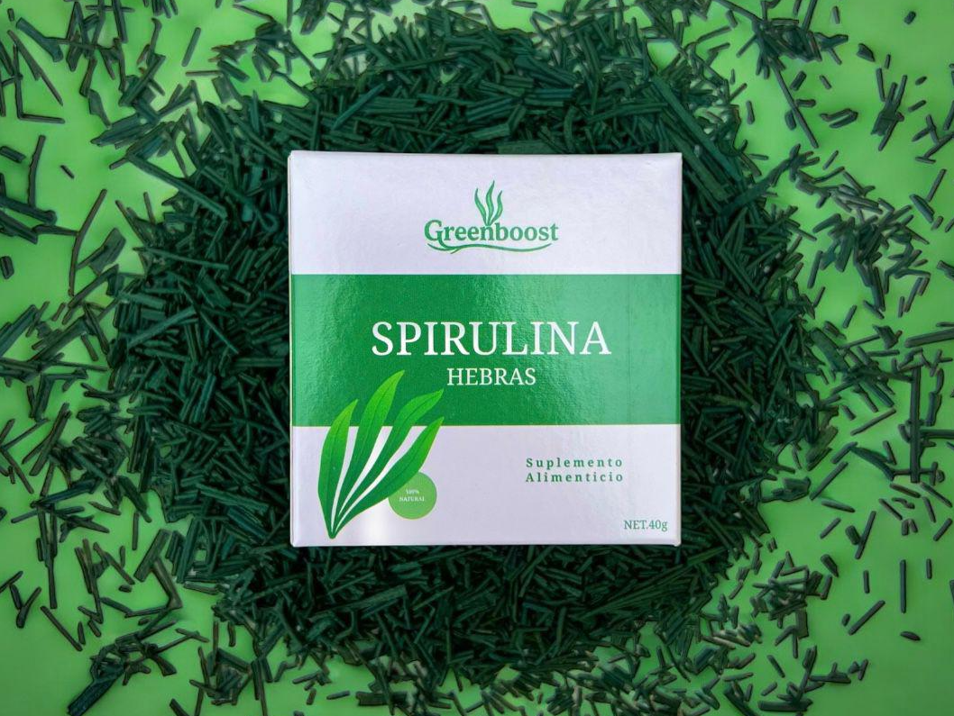 Spirulina en hebras