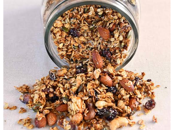 Granola crocante con miel