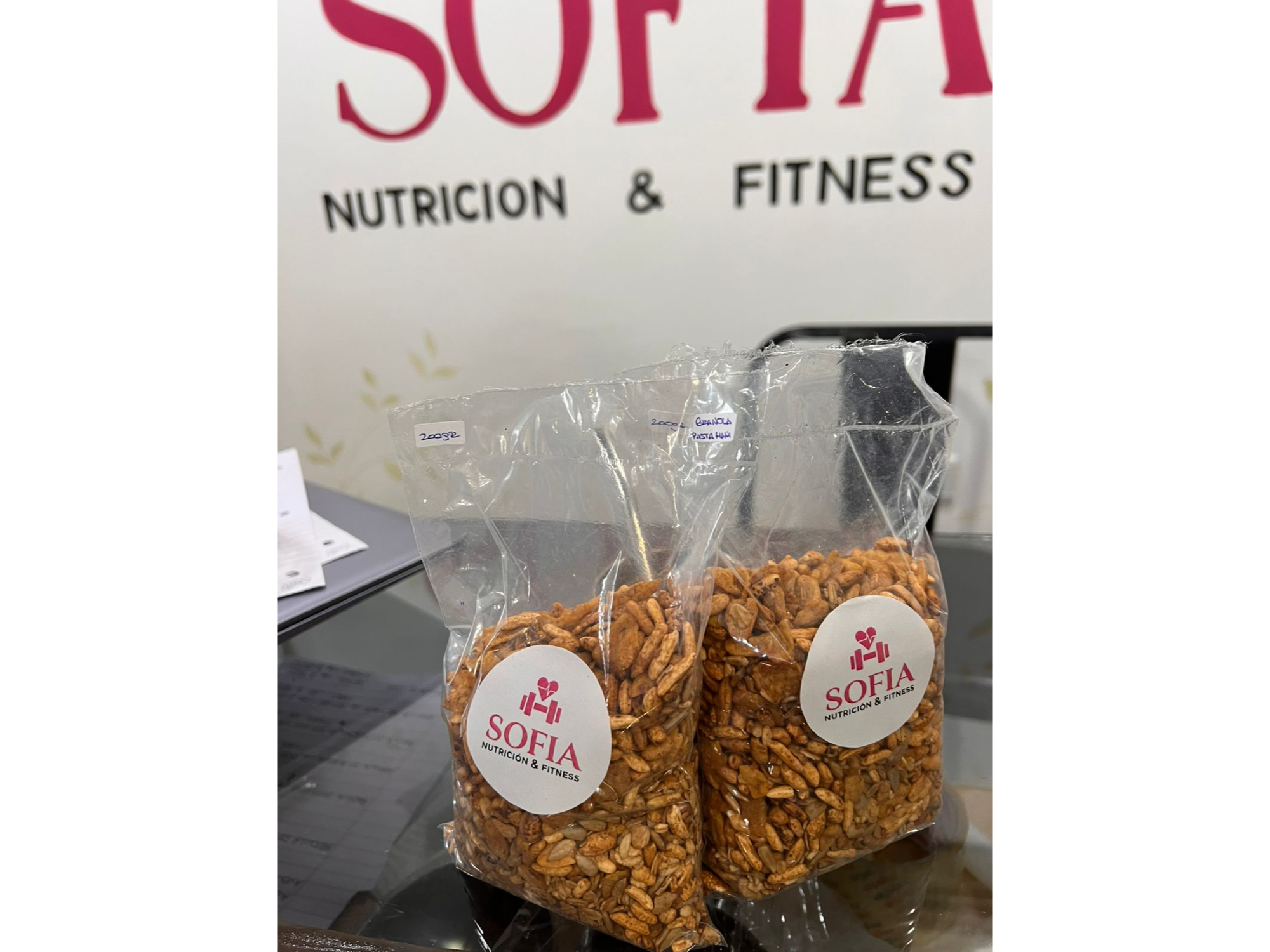 GRANOLA CON PASTA DE MANI