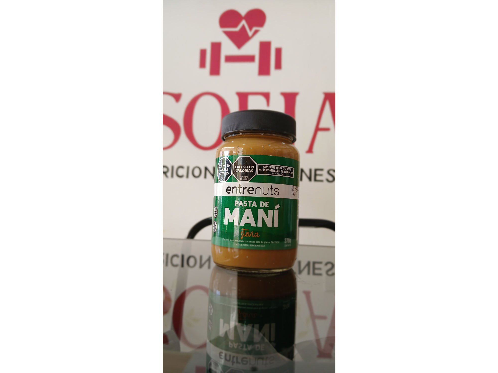 PASTA DE MANI CON STEVIA
