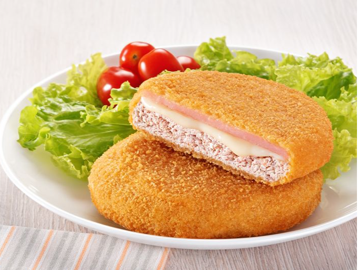 MEDALLON POLLO JAMON Y QUESO