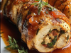 Arrollado de Pollo con ROQUEFORT Y NUECES