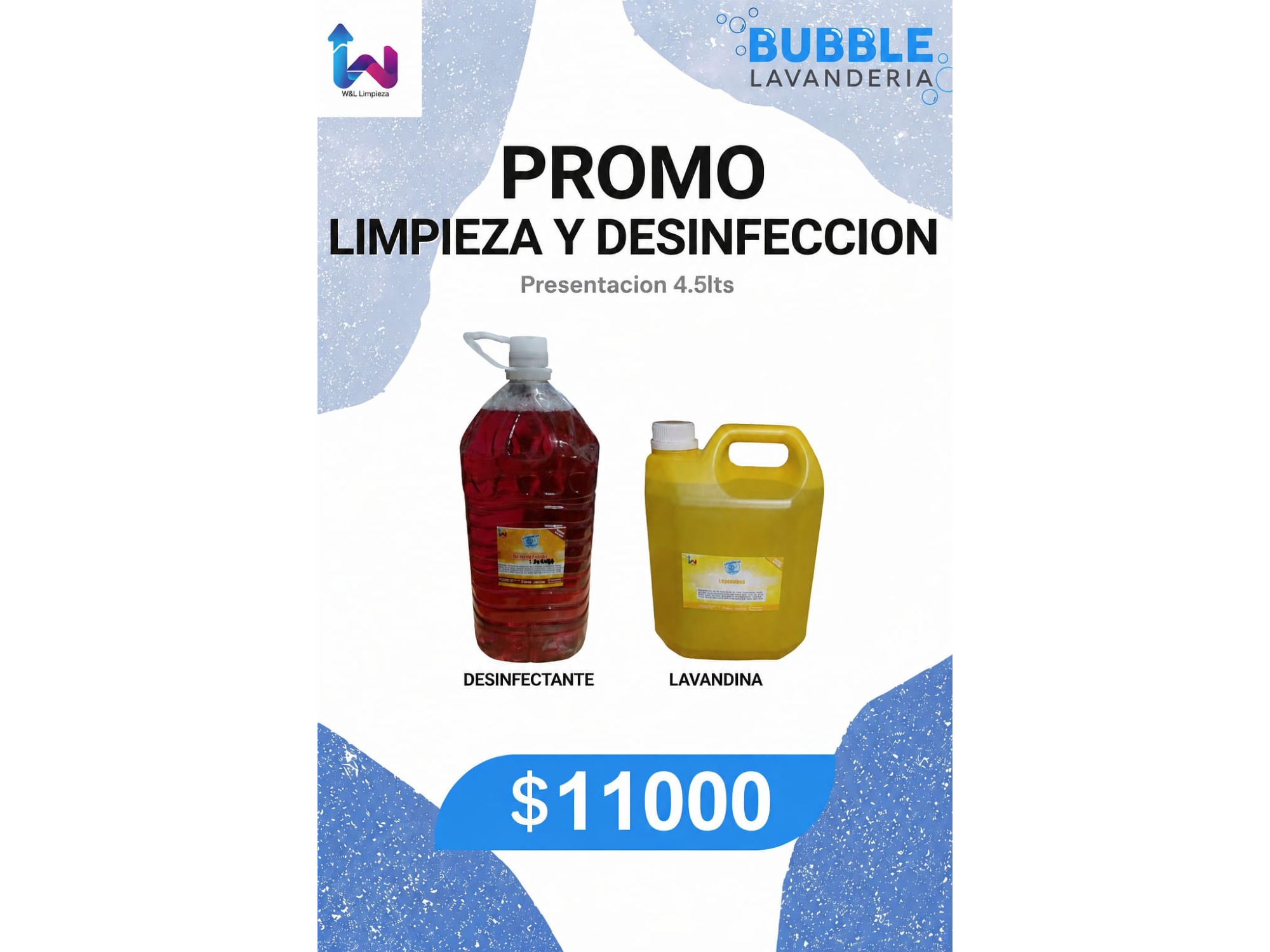 PROMO LIMPIEZA +DESINFECCION