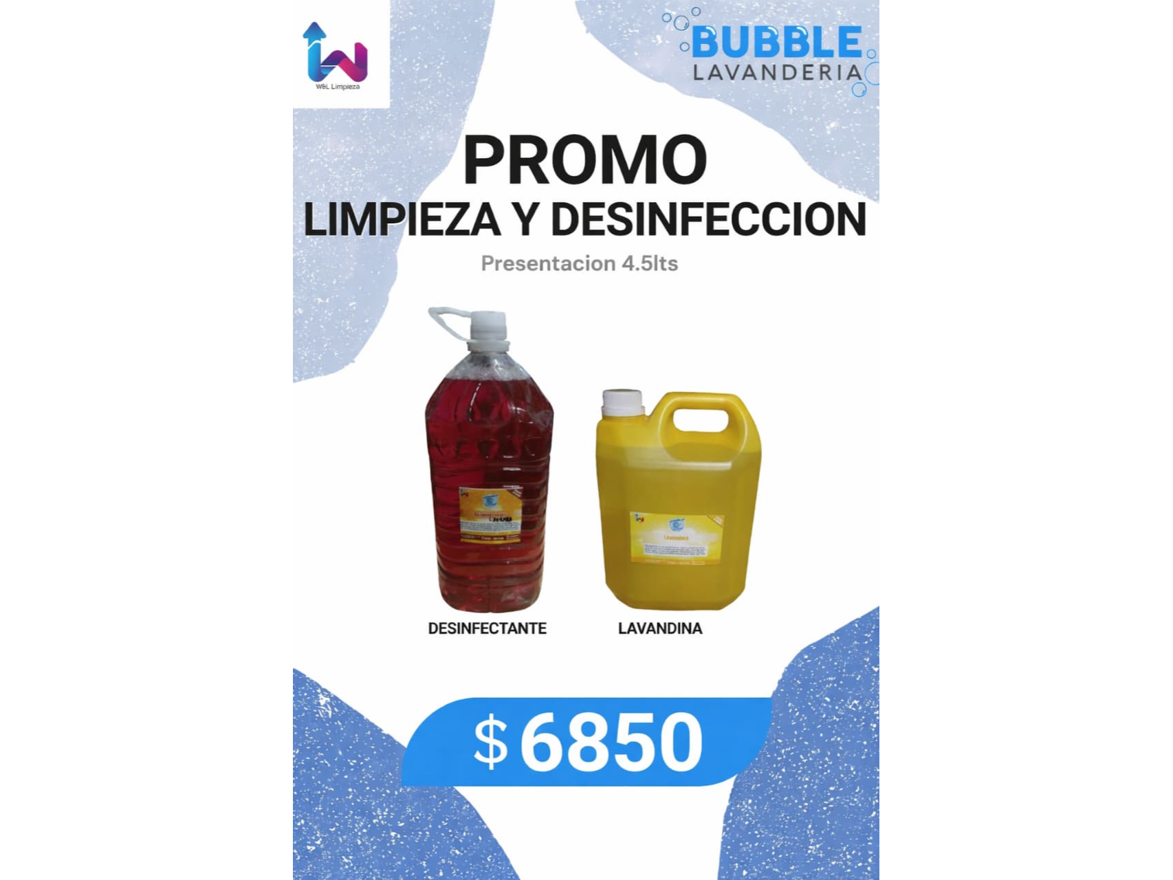 PROMO LIMPIEZA +DESINFECCION