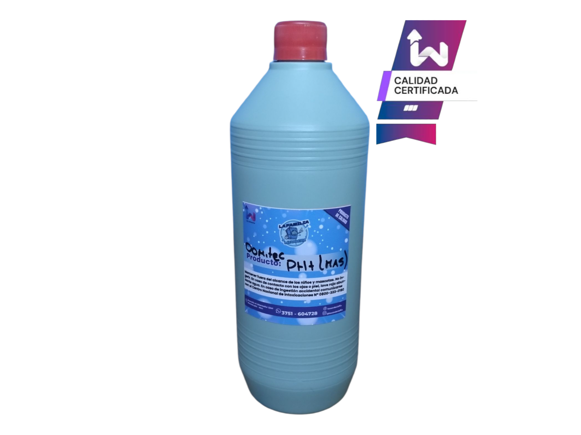 PH + (MAS) DOMITEC 1LTS de Lavanderia BUBBLE
