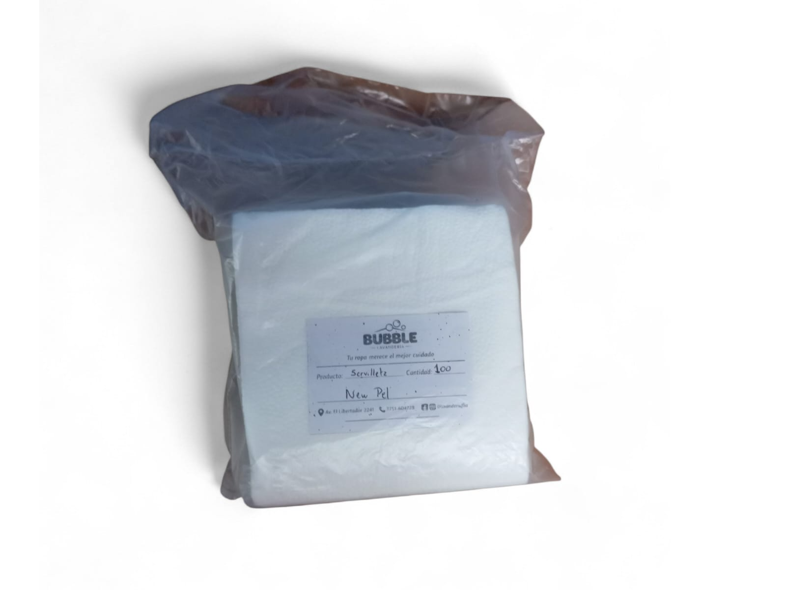SERVILLETA NEW PEL (100UNIDADES)