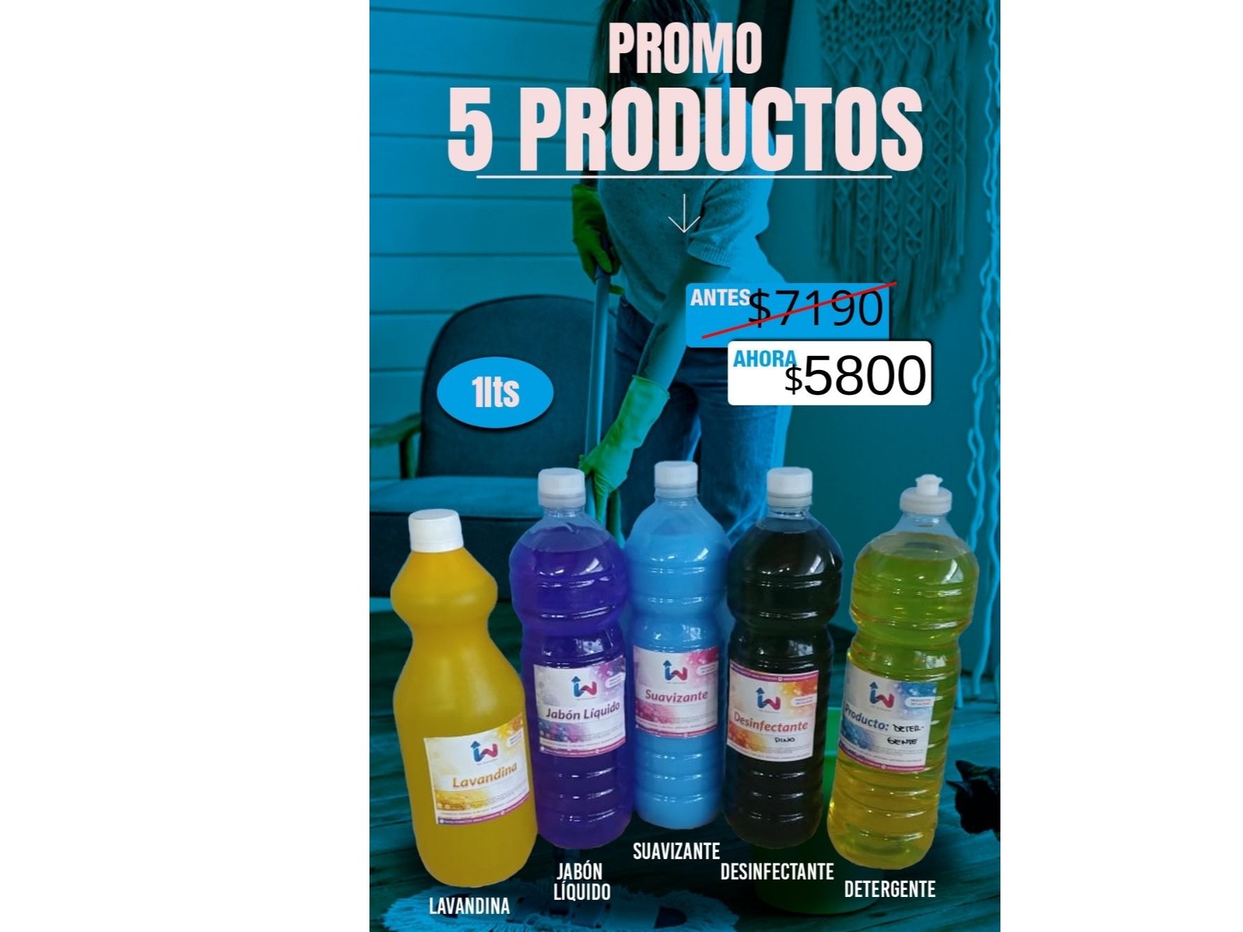 PROMO CHICO 5X1LTS