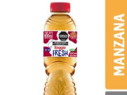 Agua saborizada de manzana de 500ml